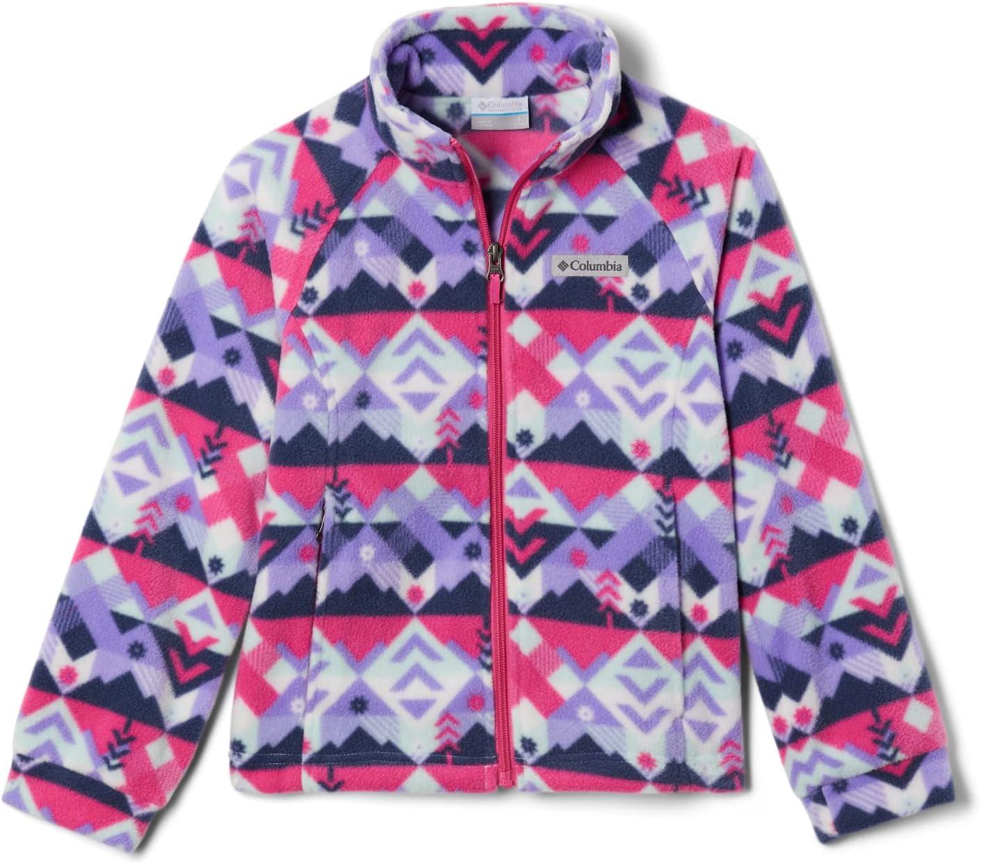imageColumbia Youth Girls Benton Springs II Printed FleeceWhite Checkpoint
