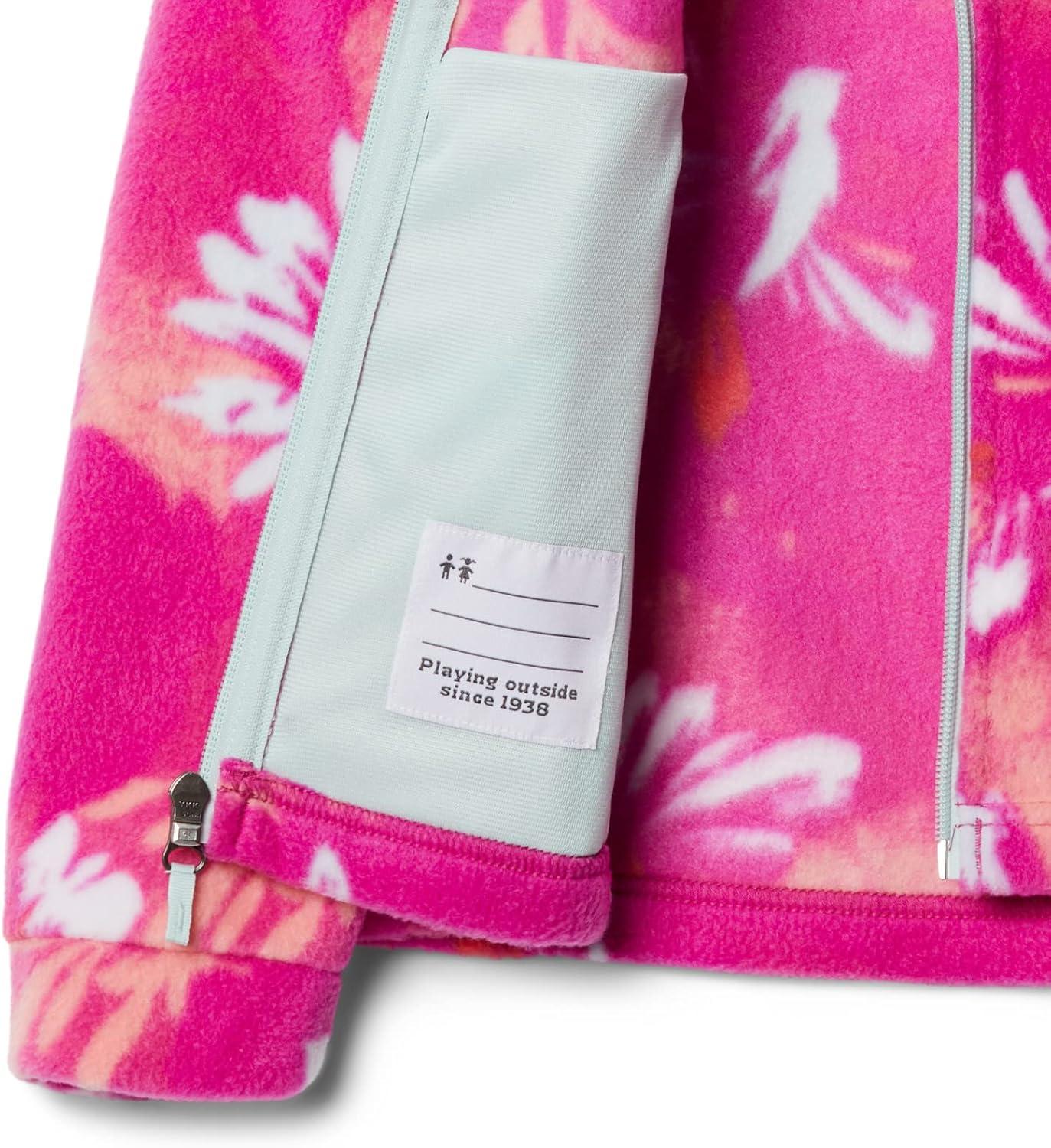 imageColumbia Youth Girls Benton Springs II Printed FleeceWild Fuchsia Daisy Party Multi