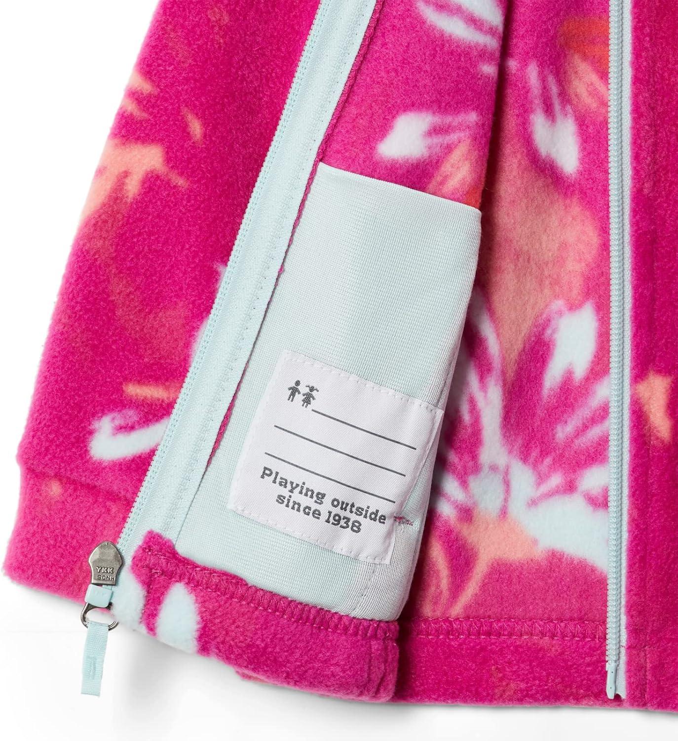 imageColumbia Youth Girls Benton Springs II Printed FleeceWild Fuchsia Daisy Party Multi