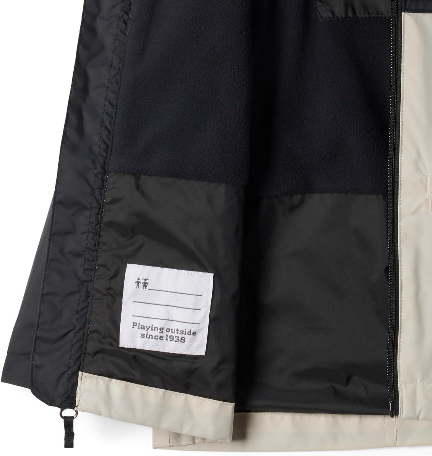imageColumbia babyboys Rainzilla II JacketBlackDark Stone