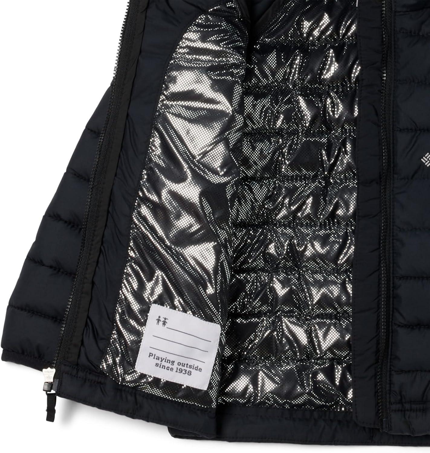 imageColumbia babygirls Powder Lite II Hooded JacketBlack