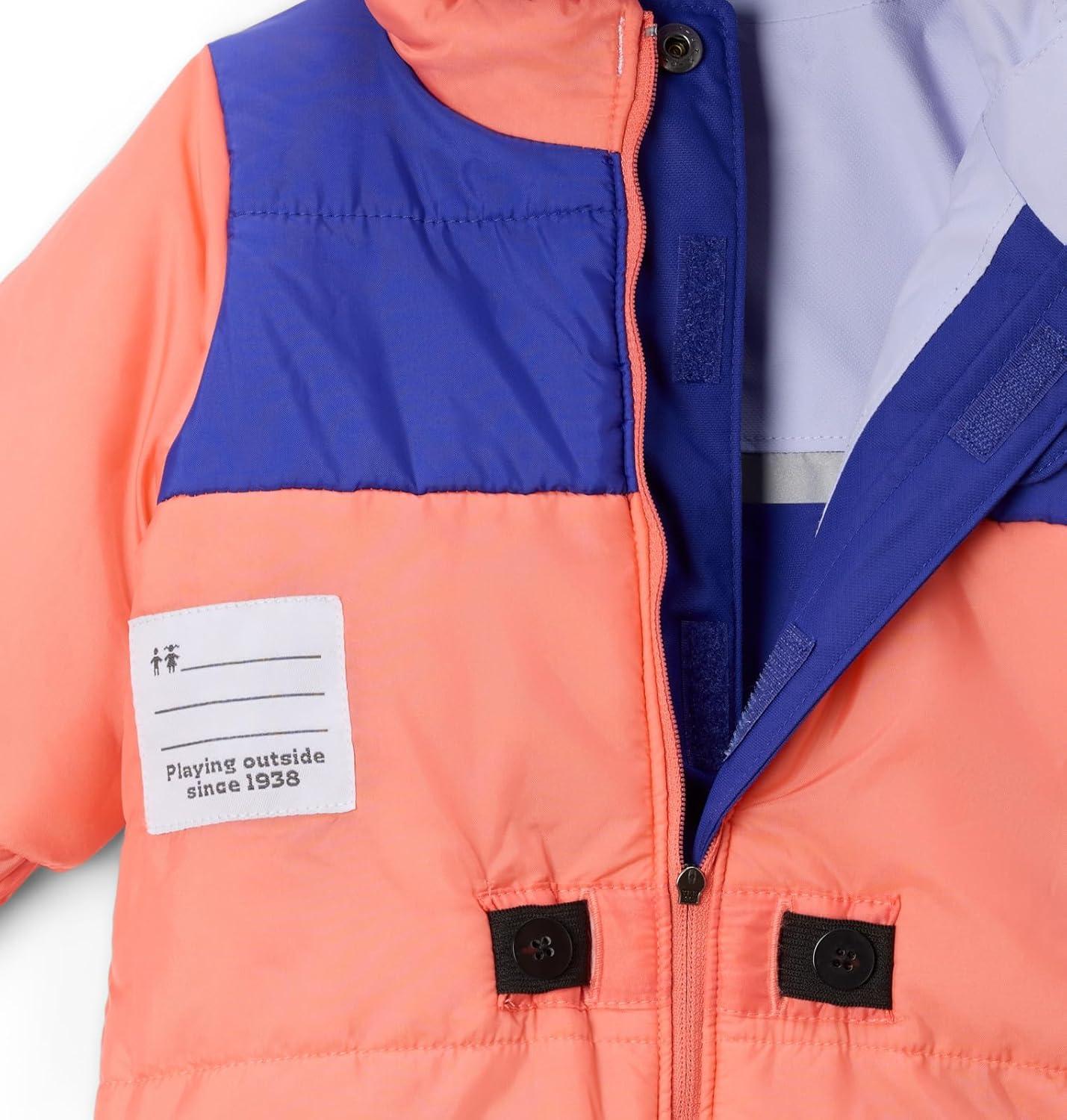 imageColumbia boys Buga III SuitClematis BlueSnowdriftHot Coral