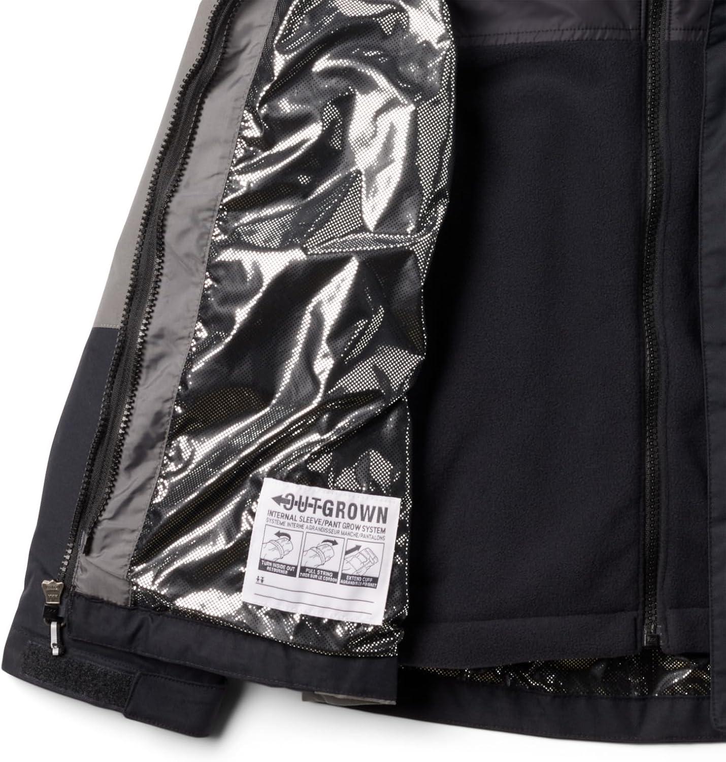 imageColumbia boys Bugaboo III Fleece Interchange JacketBlackCity Grey
