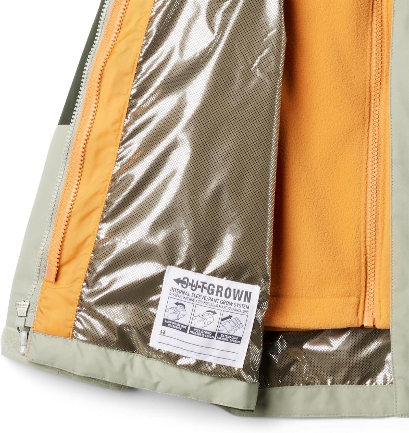 imageColumbia boys Bugaboo III Fleece Interchange JacketSafariGreenscapeSunstone