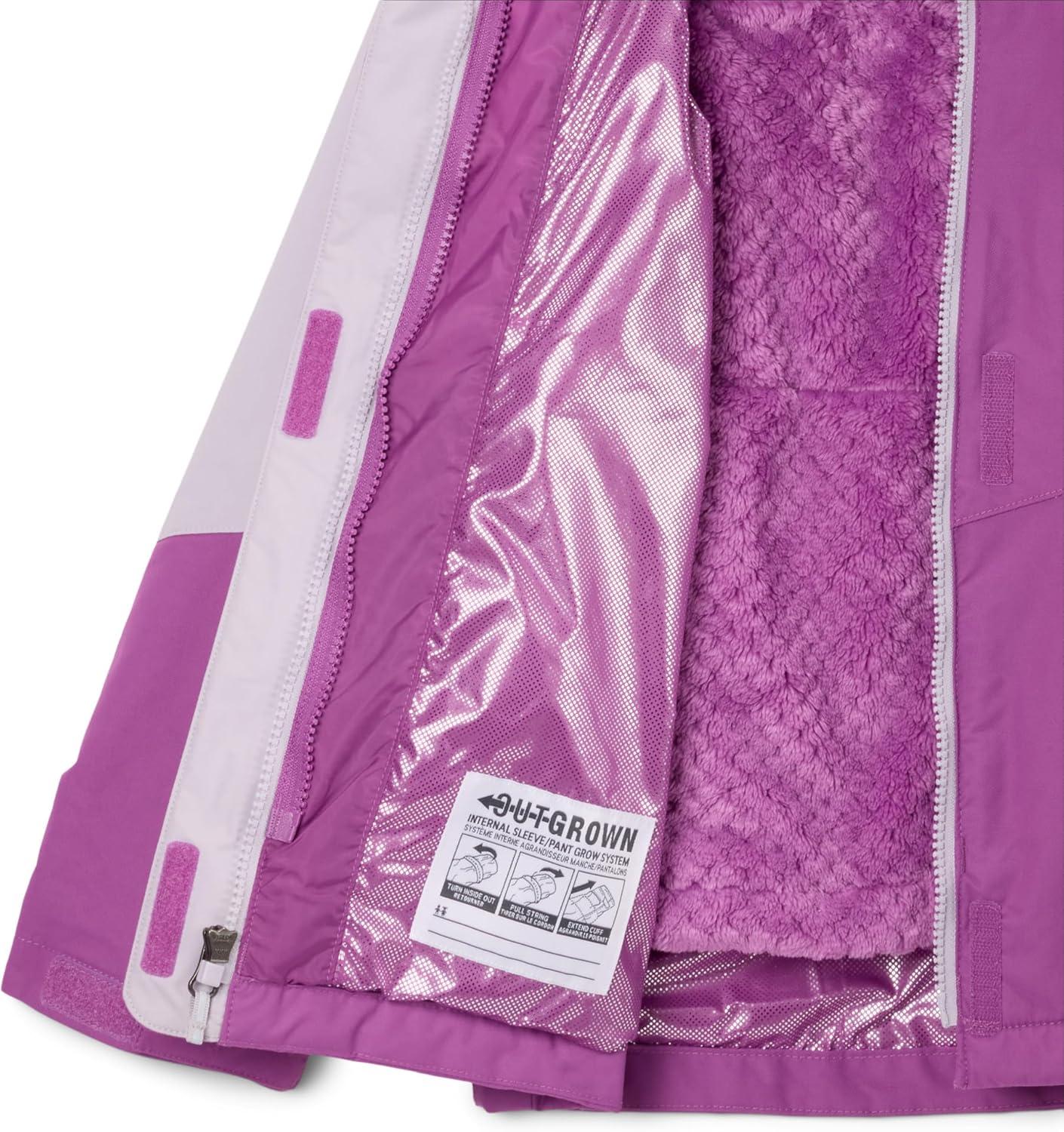 imageColumbia girls Bugaboo III Fleece Interchange JacketRazzleLavender Pearl