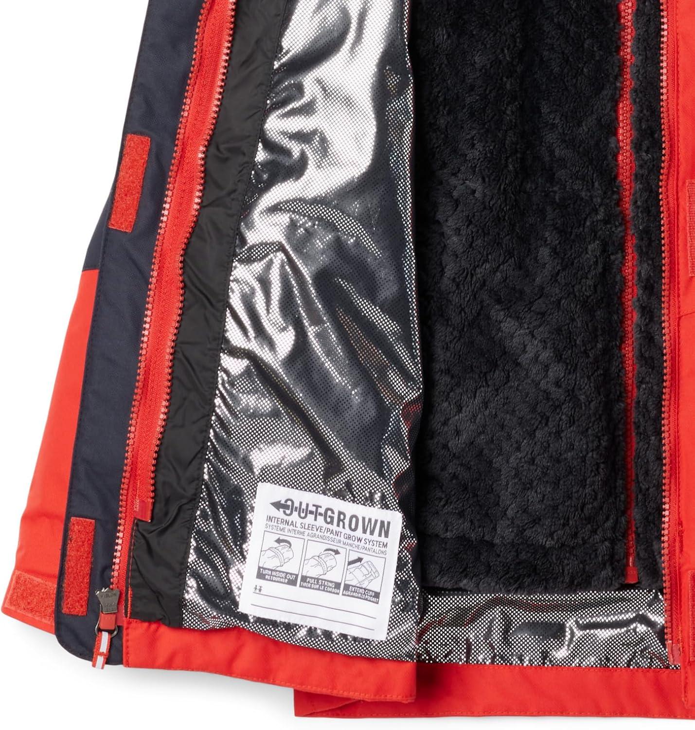 imageColumbia girls Bugaboo III Fleece Interchange JacketSail RedBlack