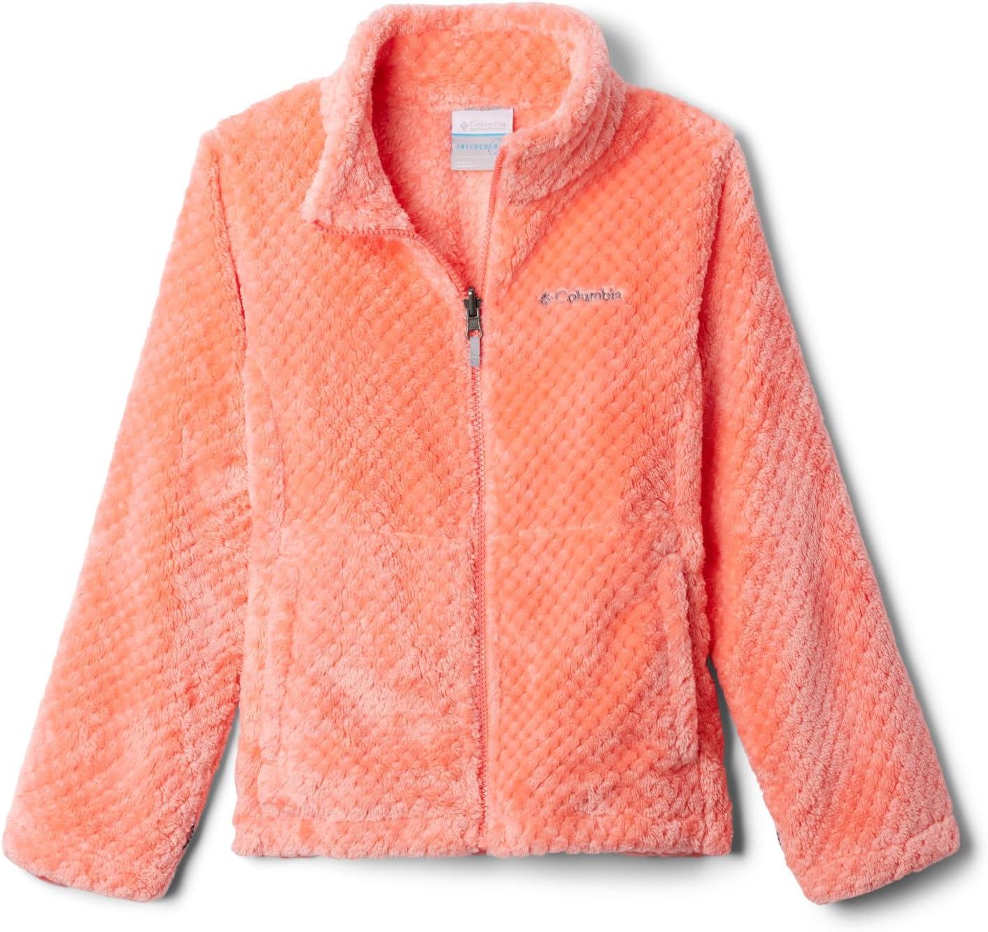 imageColumbia girls Bugaboo III Fleece Interchange JacketSnowdriftClematis BlueHot Coral