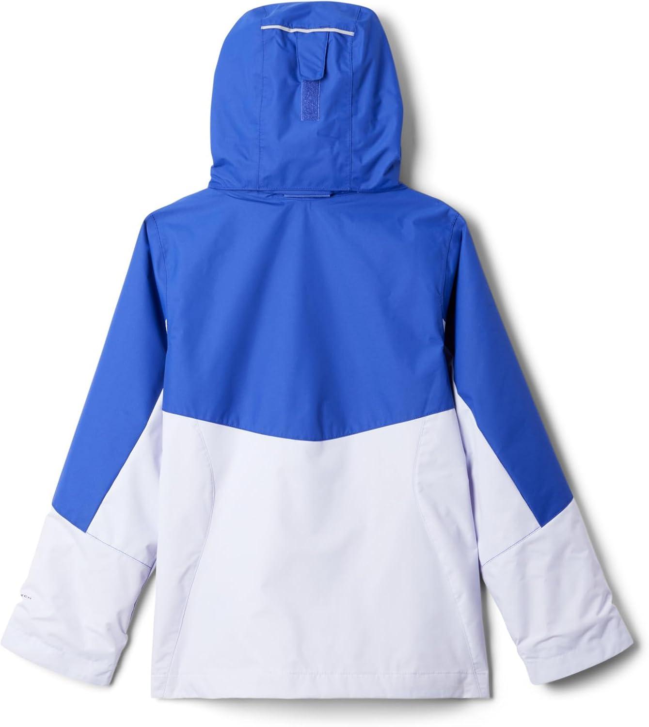 imageColumbia girls Bugaboo III Fleece Interchange JacketSnowdriftClematis BlueHot Coral