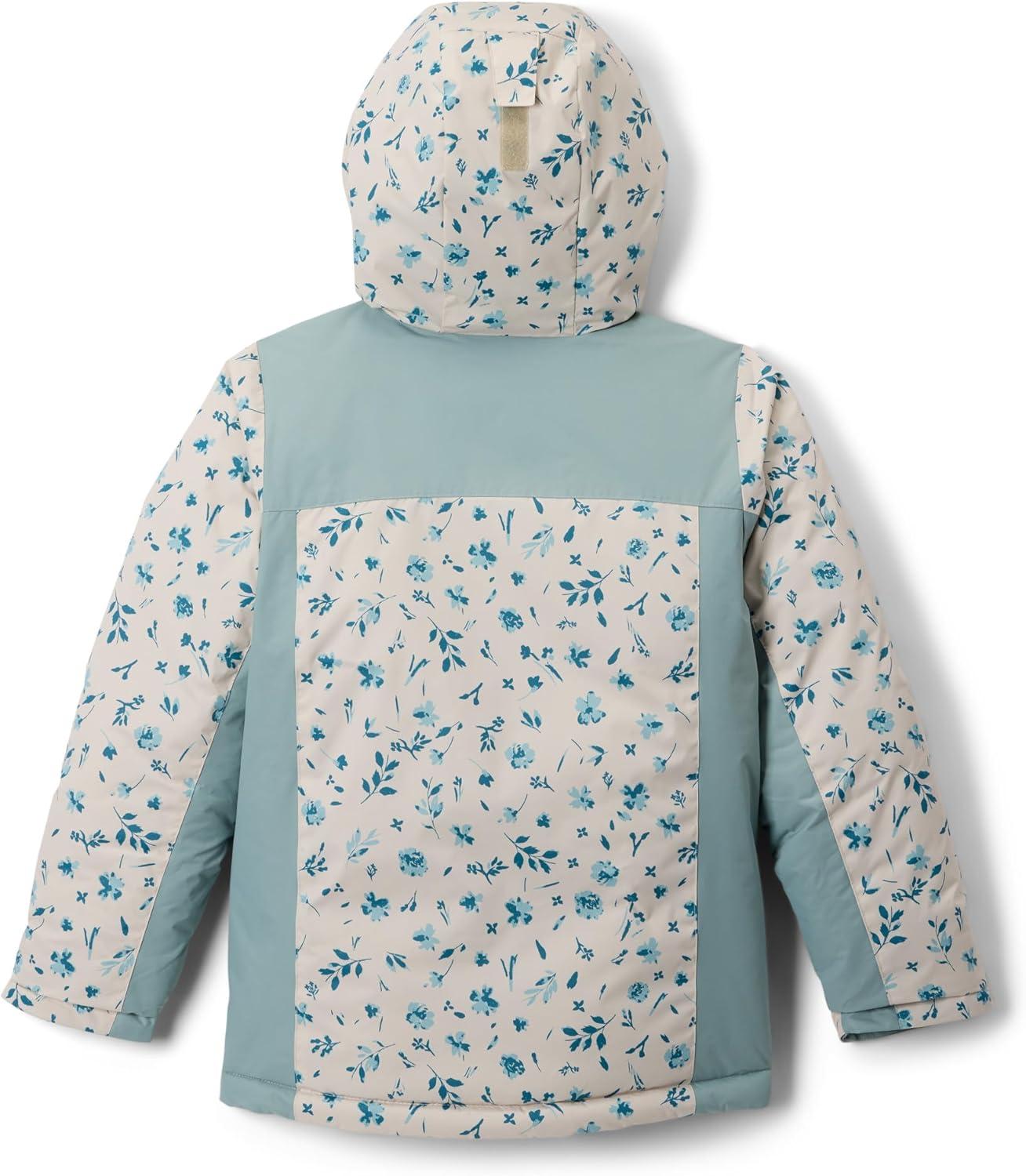 imageColumbia girls Horizon Ride IV Printed JacketDark Stone WatergardenCrushed Blue