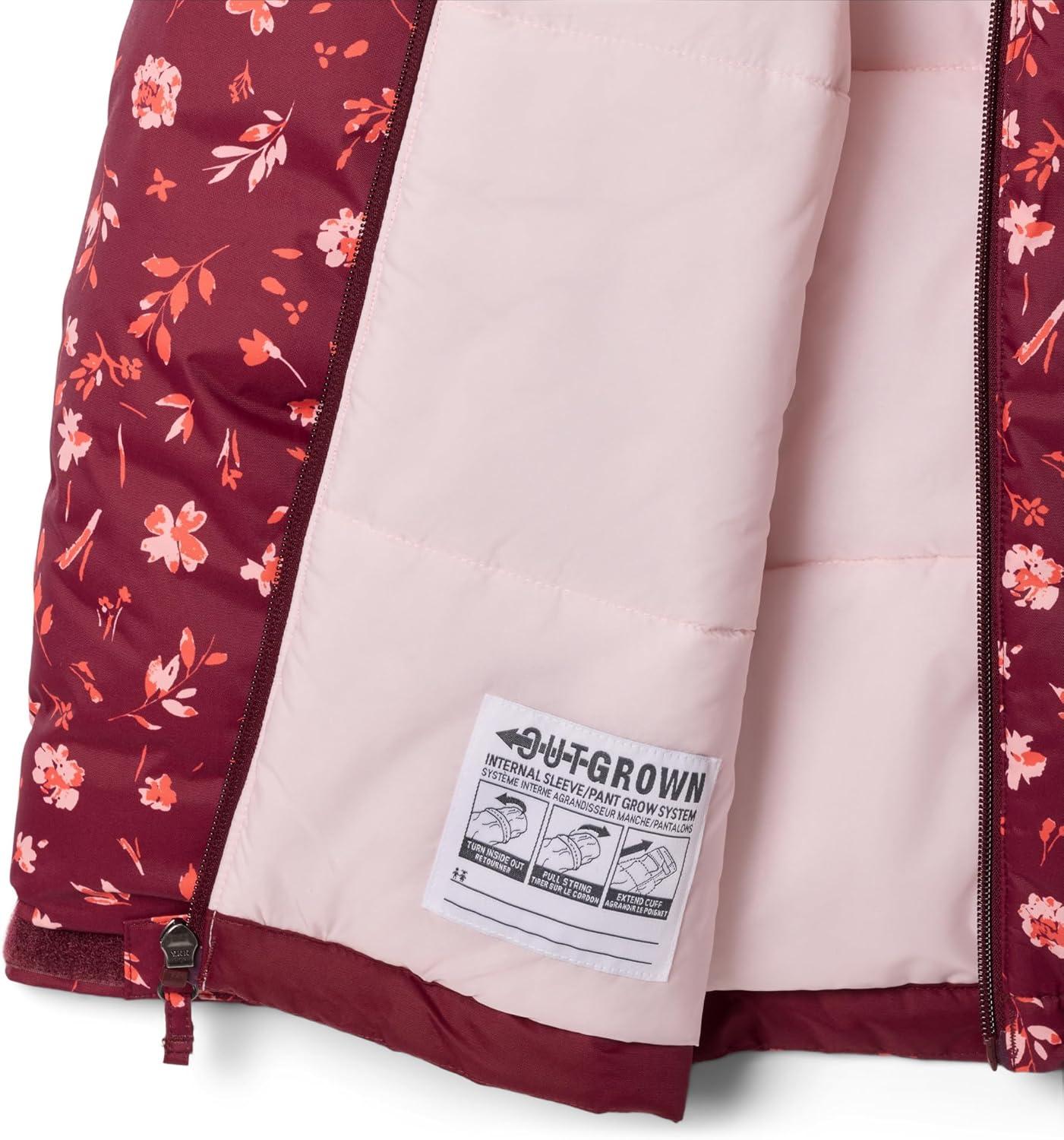 imageColumbia girls Horizon Ride IV Printed JacketRich Wine WatergardenRich Wine