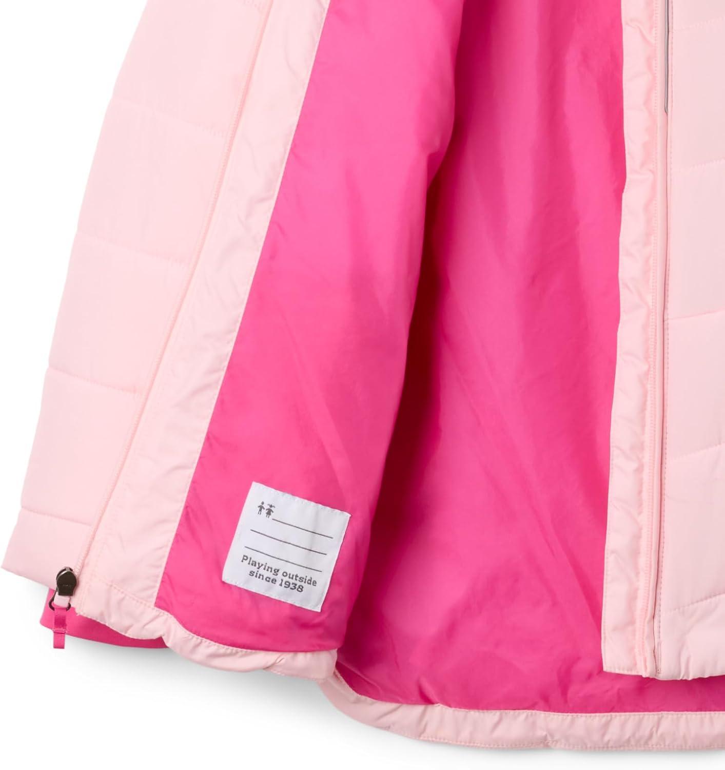 imageColumbia girls Katelyn Crest III Hooded JacketSatin Pink