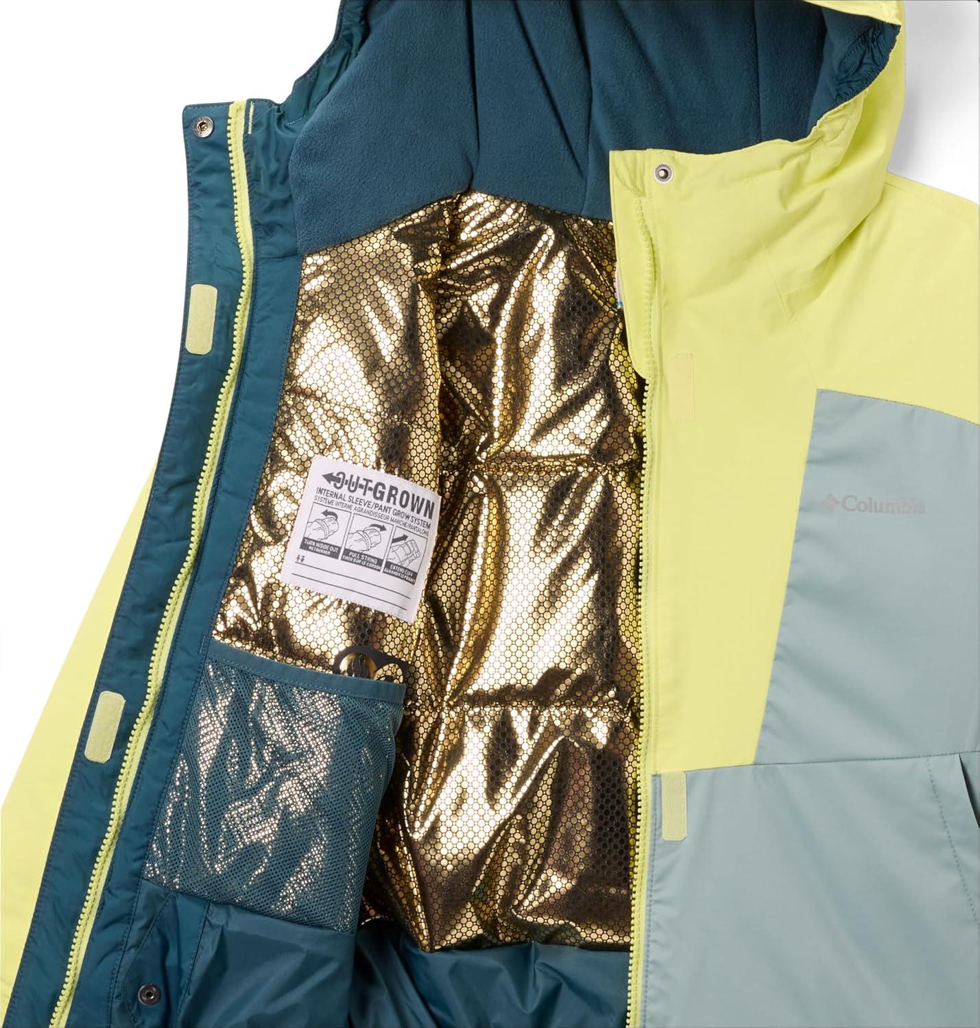 imageColumbia girls Mighty Mogul III JacketCrushed BlueNeon Light