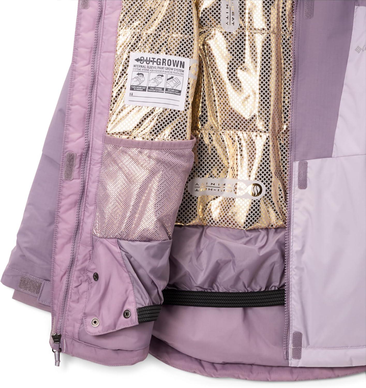 imageColumbia girls Mighty Mogul III JacketLavender PearlShale Purple