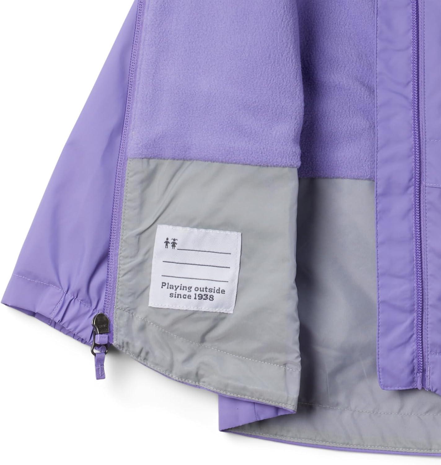 imageColumbia girls Rainzilla II JacketPaisley Purple