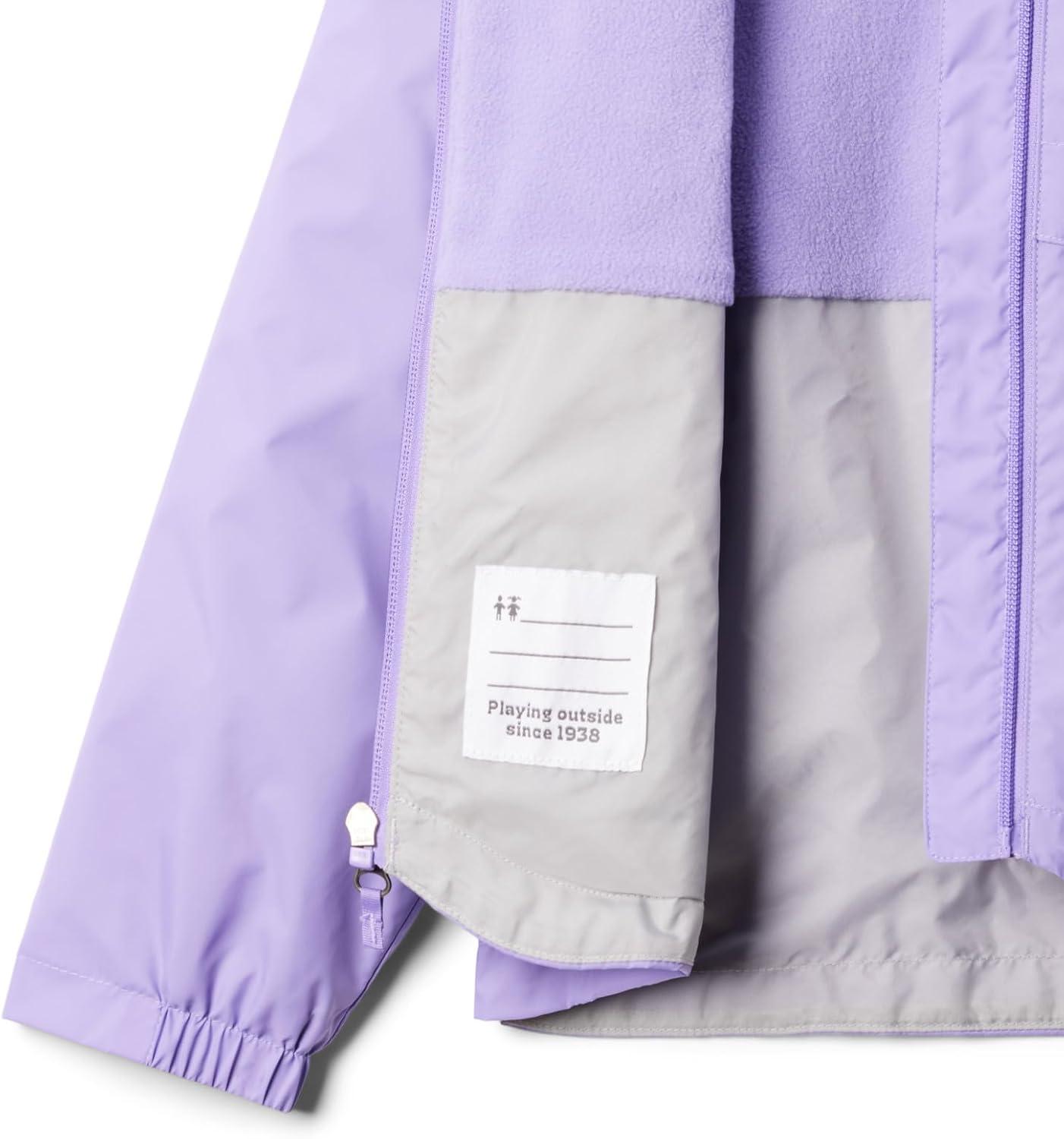 imageColumbia girls Rainzilla II JacketPaisley Purple