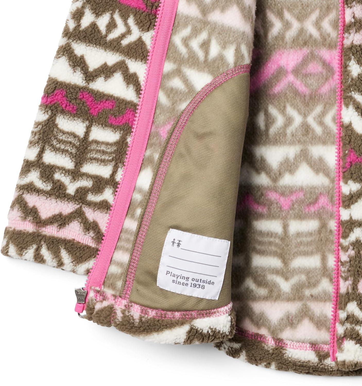 imageColumbia girls West Bend Printed Full ZipPink Ice Madras