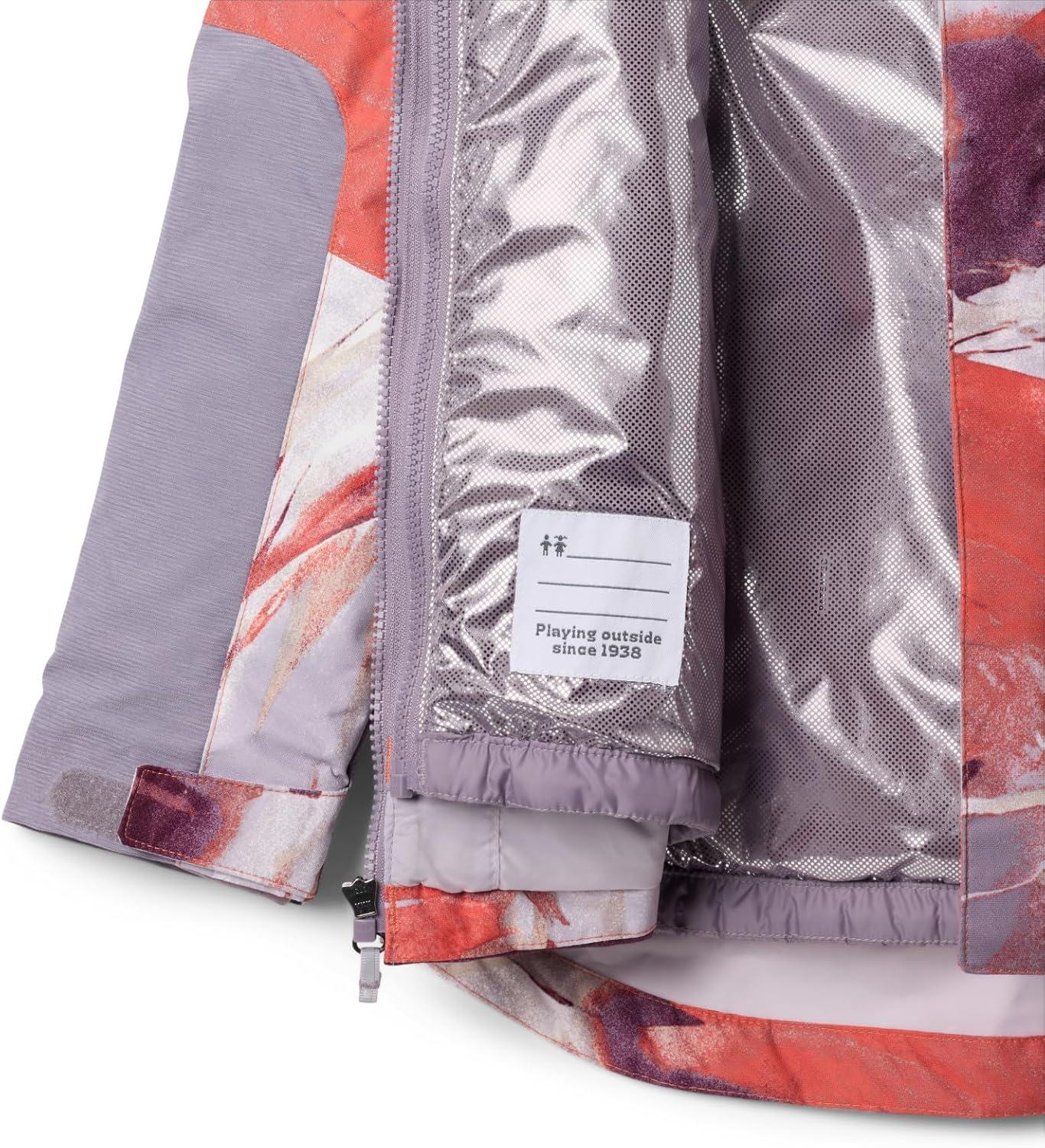 imageColumbia girls Whirlibird III Interchange JacketZing SnowflightShale Purple