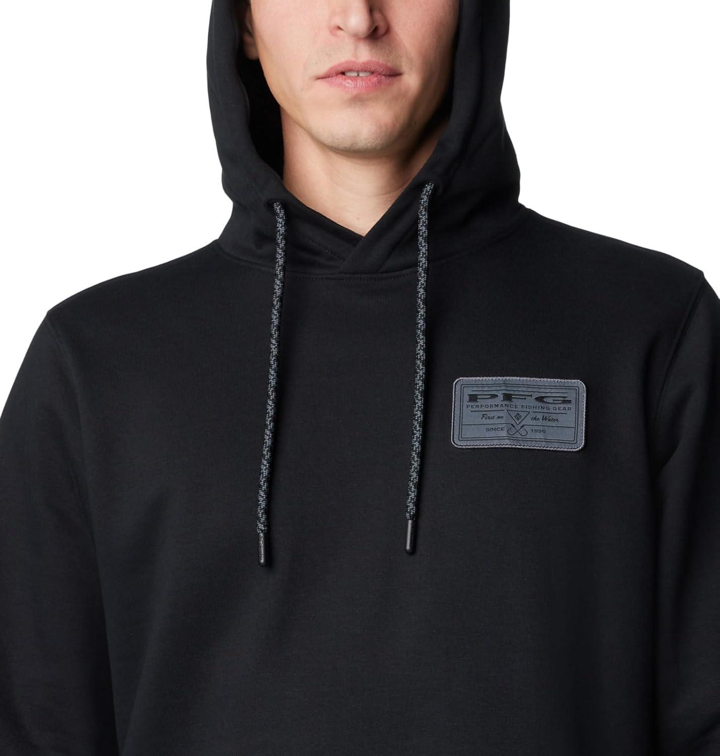 imageColumbia mens Pfg Castback HoodieBlackGraphite