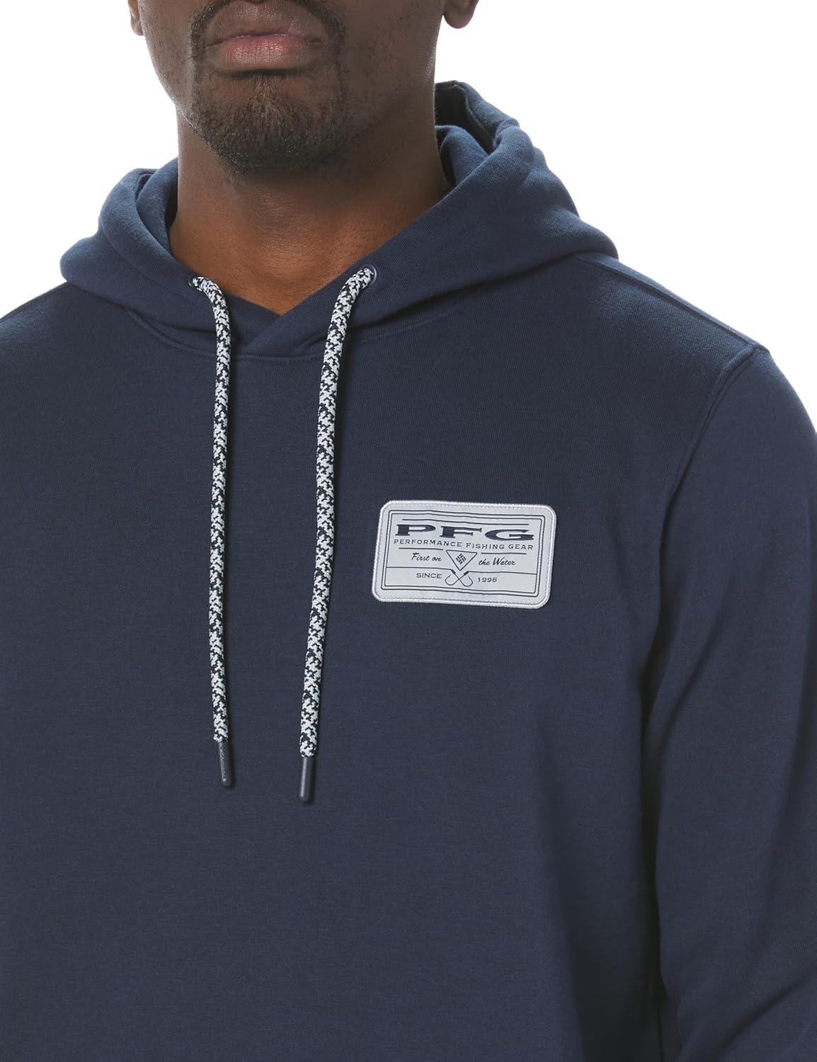 imageColumbia mens Pfg Castback HoodieCollegiate NavyCool Grey