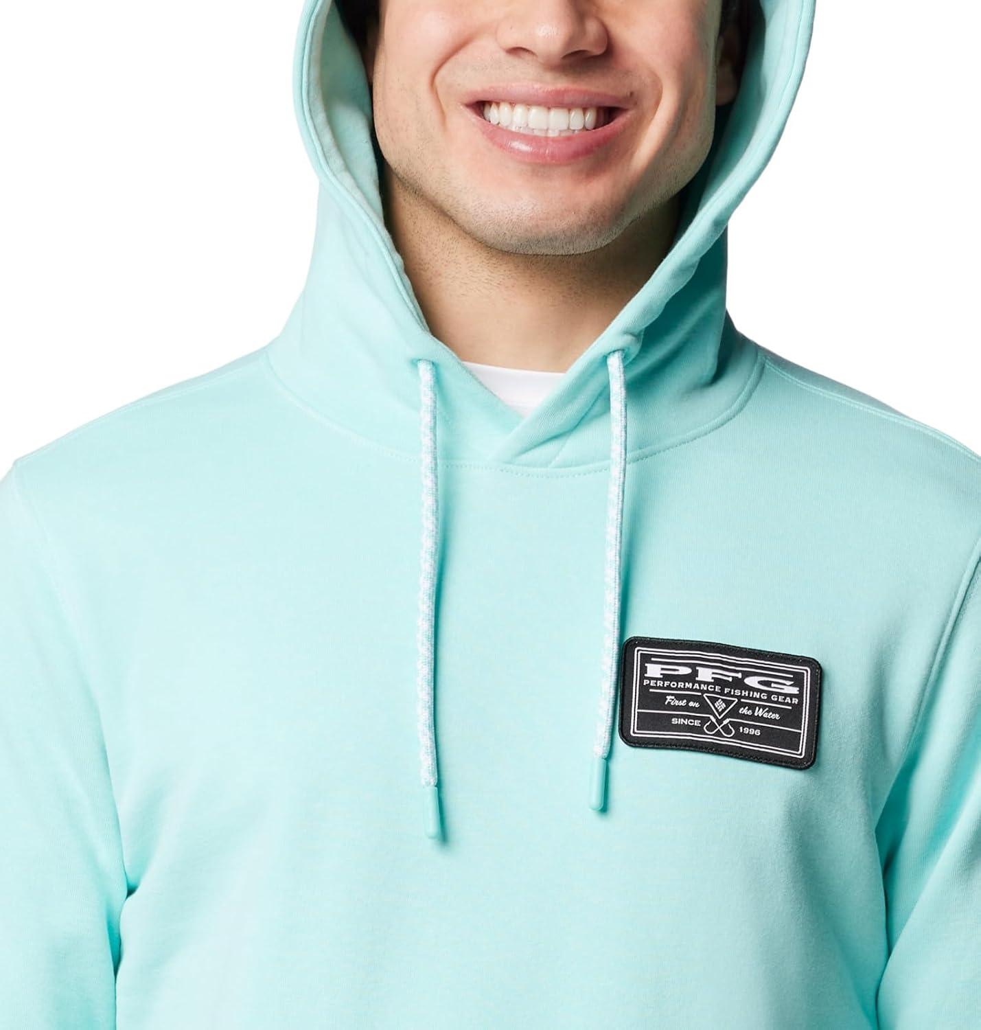 imageColumbia mens Pfg Castback HoodieGulf StreamBlack