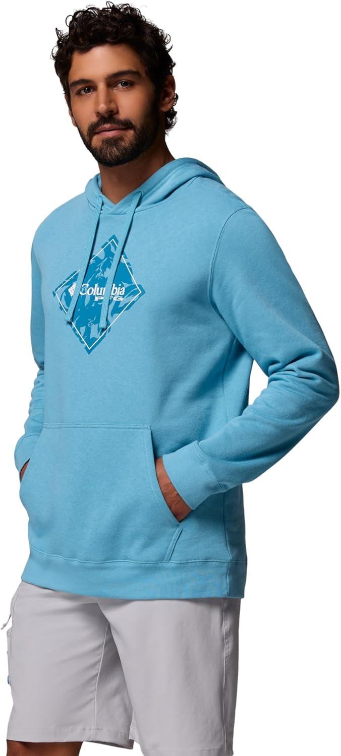 imageColumbia mens Pfg Diamond Fill HoodieVintage BlueDiamond Fill