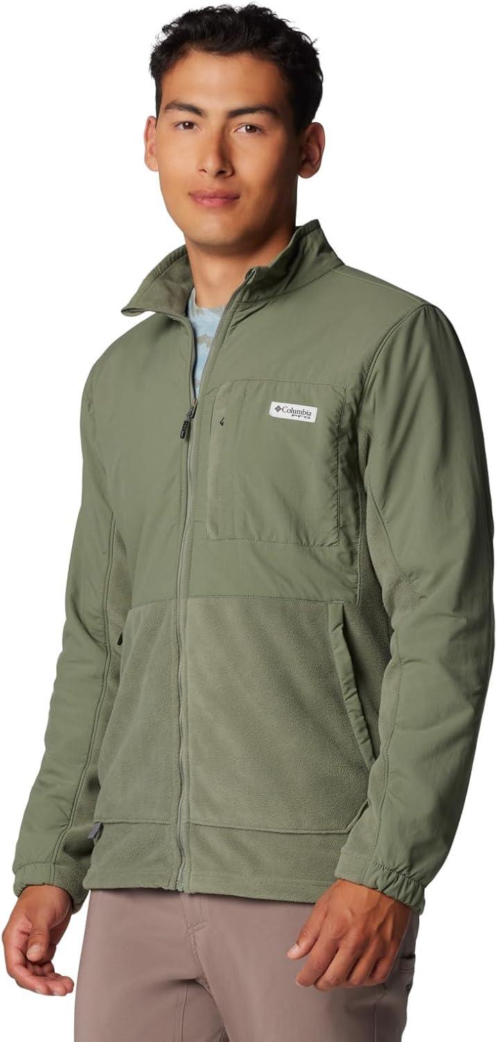 imageColumbia mens Pfg Uncharted Fleece Full ZipCypressCypress