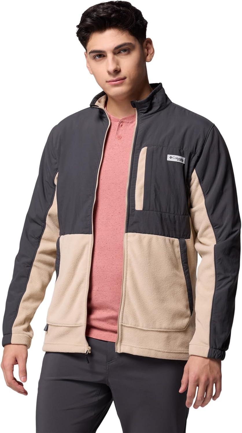 imageColumbia mens Pfg Uncharted Fleece Full ZipSharkAncient Fossil