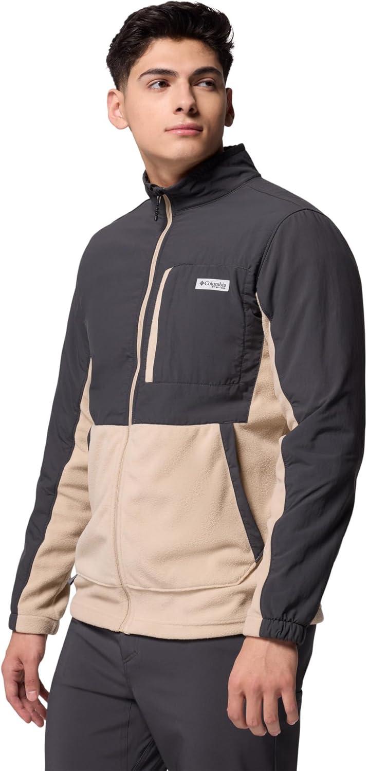 imageColumbia mens Pfg Uncharted Fleece Full ZipSharkAncient Fossil