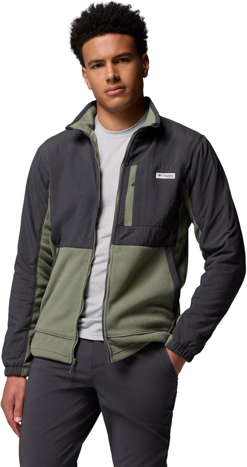 imageColumbia mens Pfg Uncharted Fleece Full ZipSharkCypress