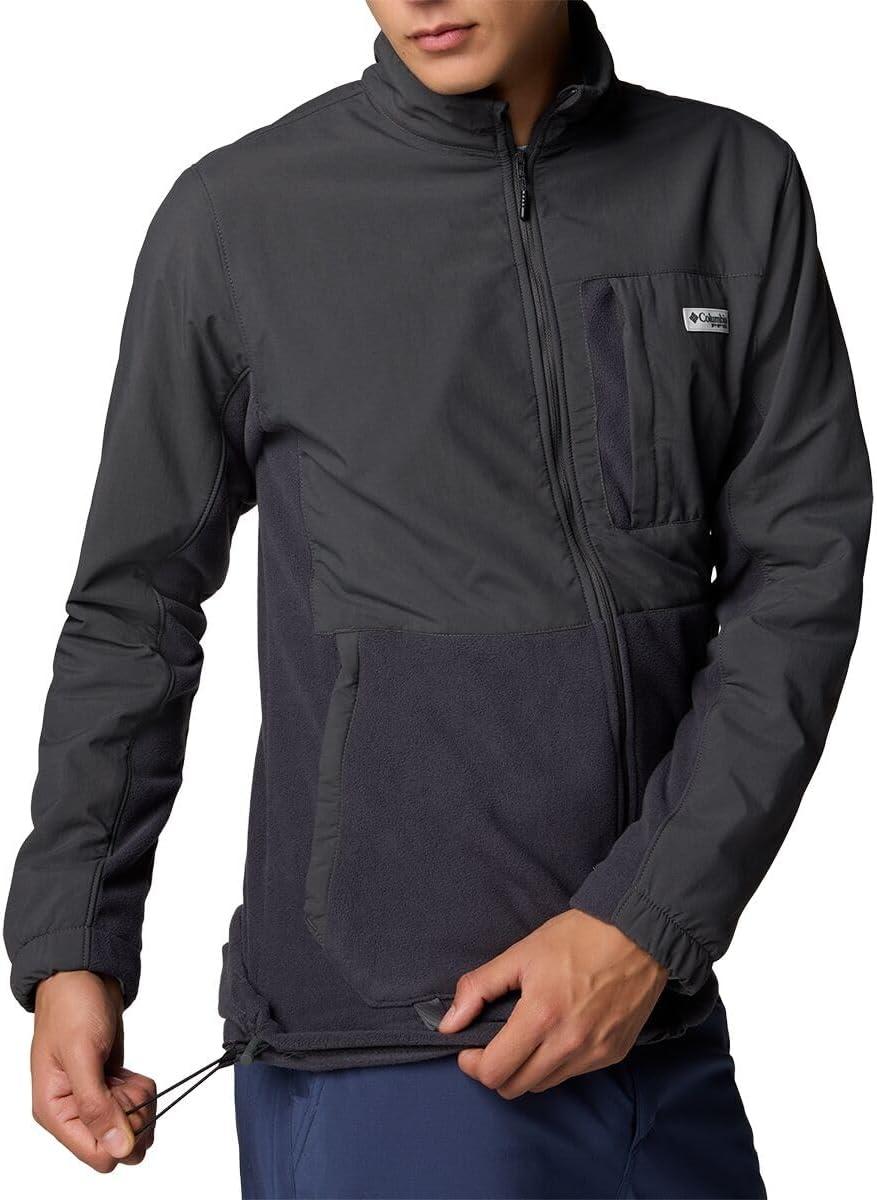 imageColumbia mens Pfg Uncharted Fleece Full ZipSharkShark