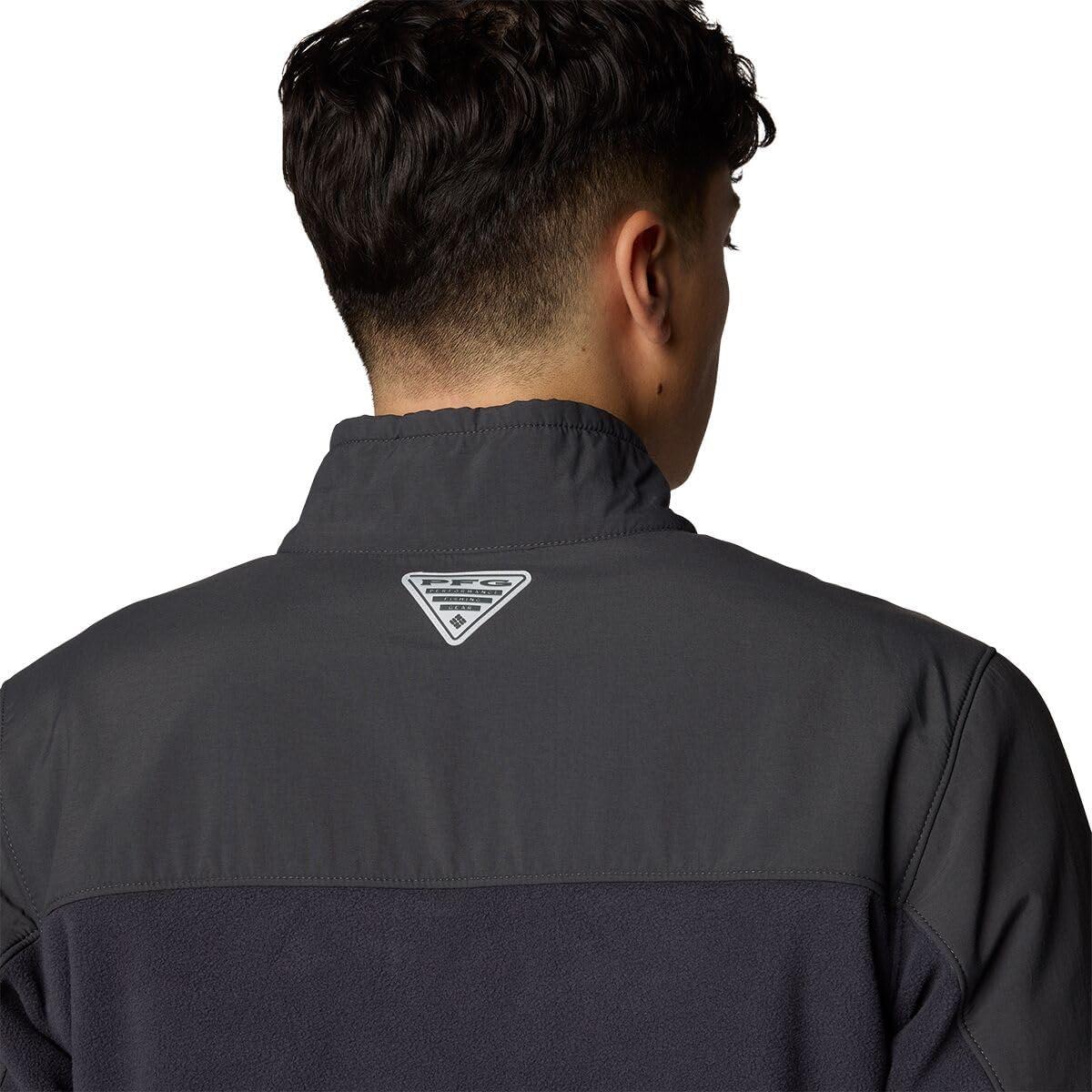 imageColumbia mens Pfg Uncharted Fleece Full ZipSharkShark