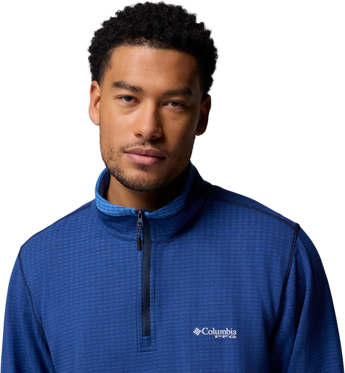 imageColumbia mens Slack Tide Quarter ZipCollegiate NavyVivid Blue