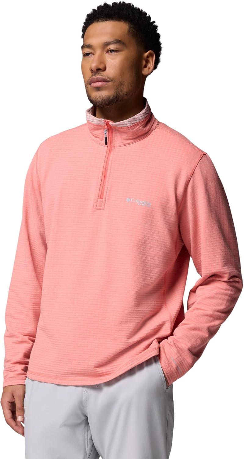 imageColumbia mens Slack Tide Quarter ZipMelonadeCool Grey