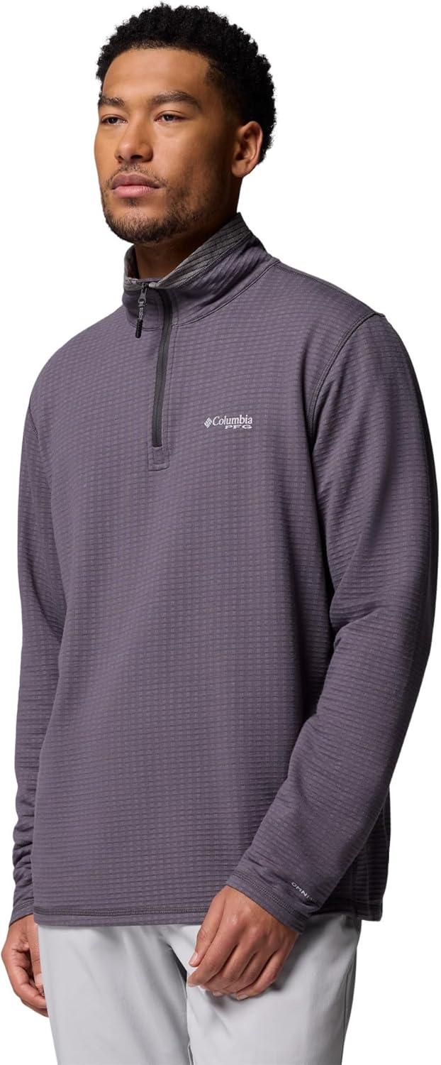 imageColumbia mens Slack Tide Quarter ZipSharkCity Grey