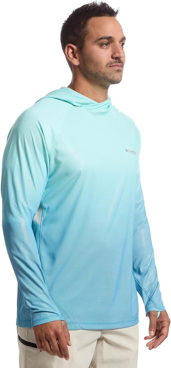 imageColumbia mens Terminal Deflector Zero II HoodieBlue EchoGulf Stream Gradient