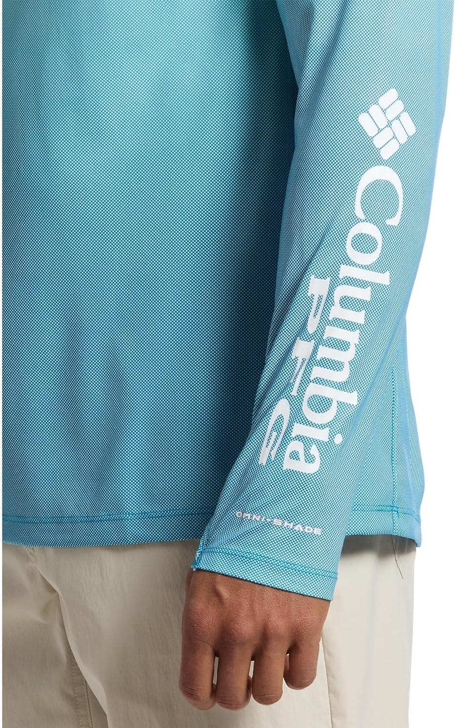 imageColumbia mens Terminal Deflector Zero II HoodieBlue EchoGulf Stream Gradient
