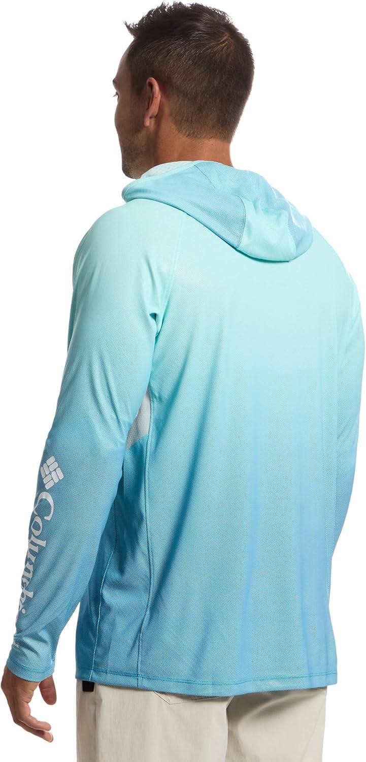 imageColumbia mens Terminal Deflector Zero II HoodieBlue EchoGulf Stream Gradient