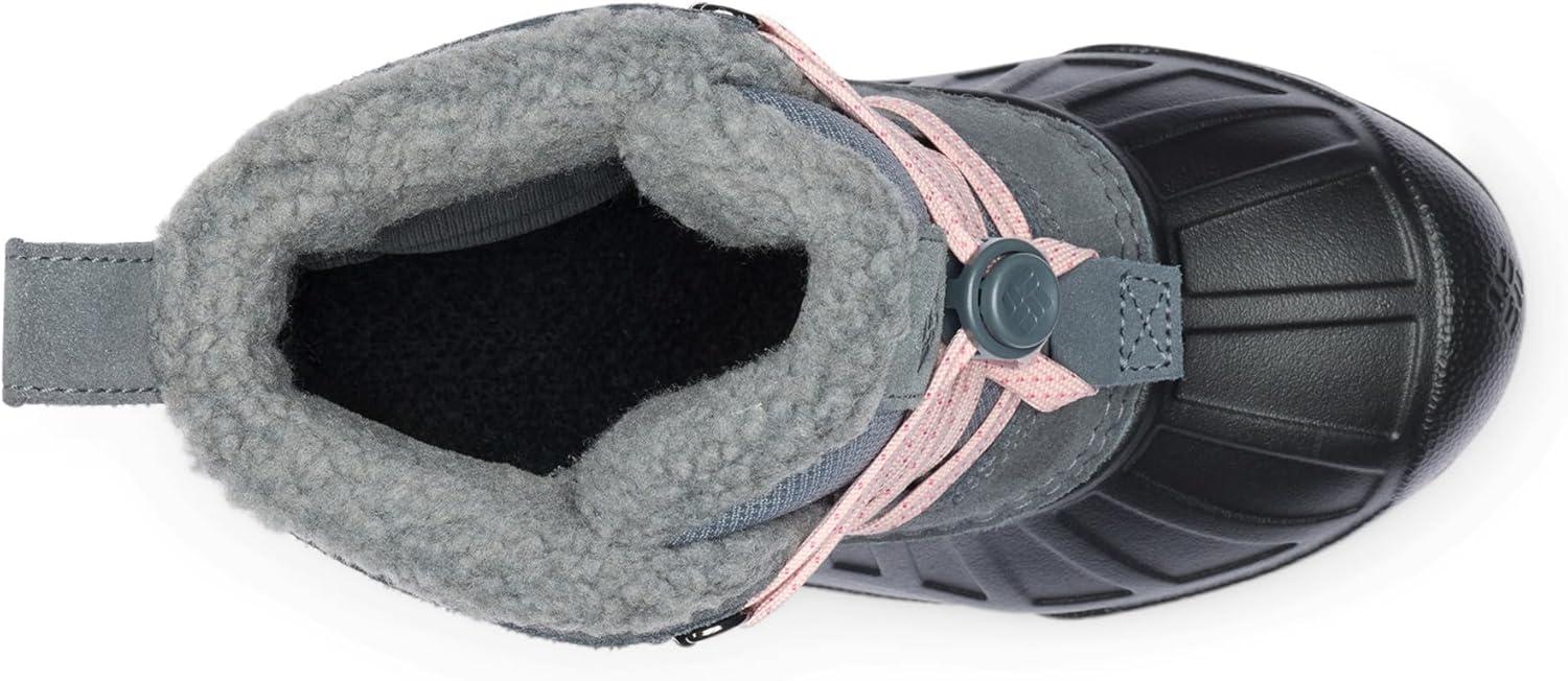 imageColumbia unisexchild Powderbug Alpine WaterproofGraphitePink Haze