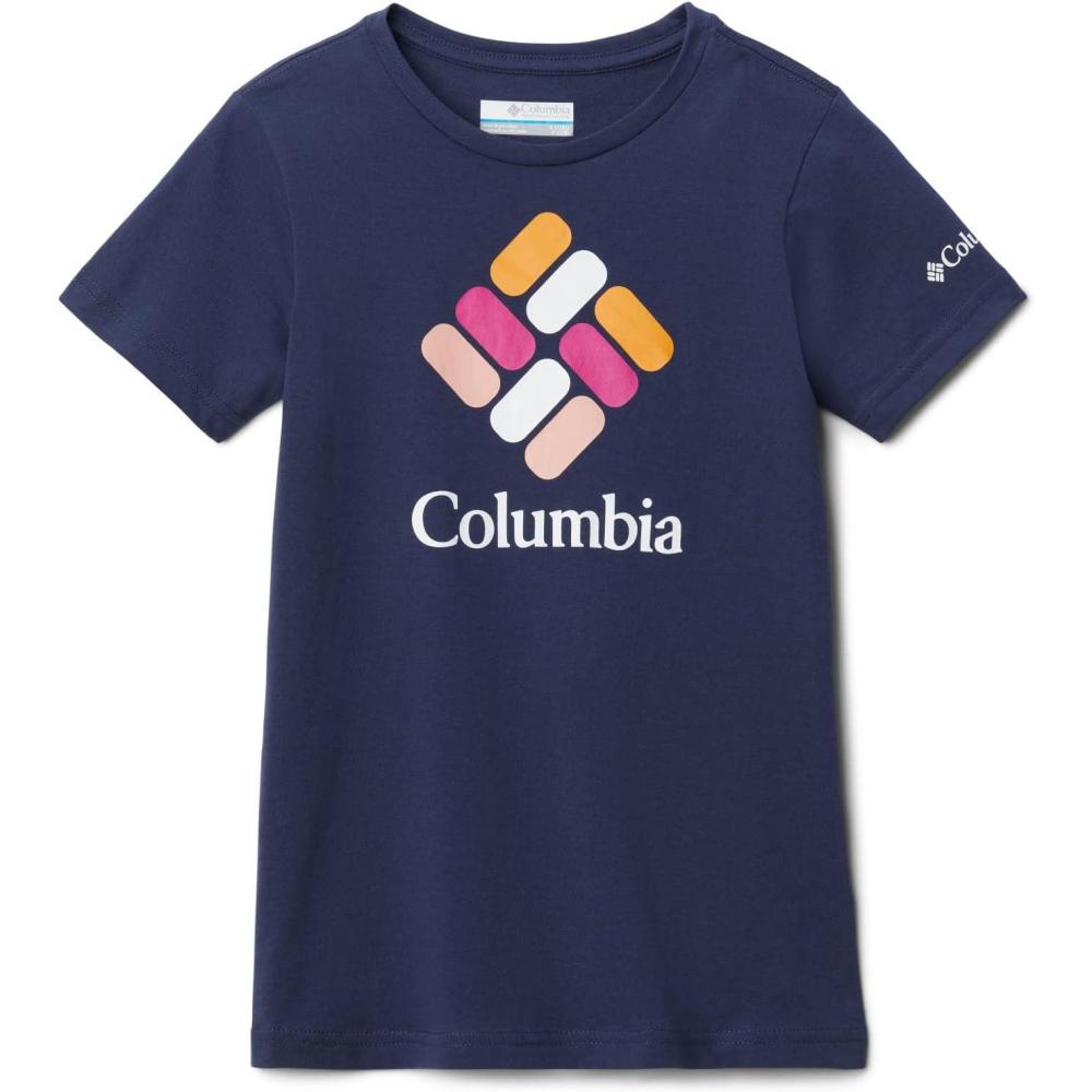 imageColumbia Girls Mission Lake Short Sleeve Graphic ShirtTShirtNocturnal Multi Gem