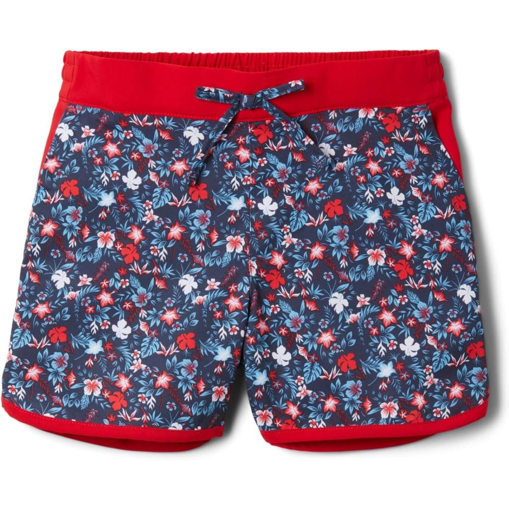 imageColumbia Girls Sandy Shores BoardshortNocturnal MinibiscusRed Lily