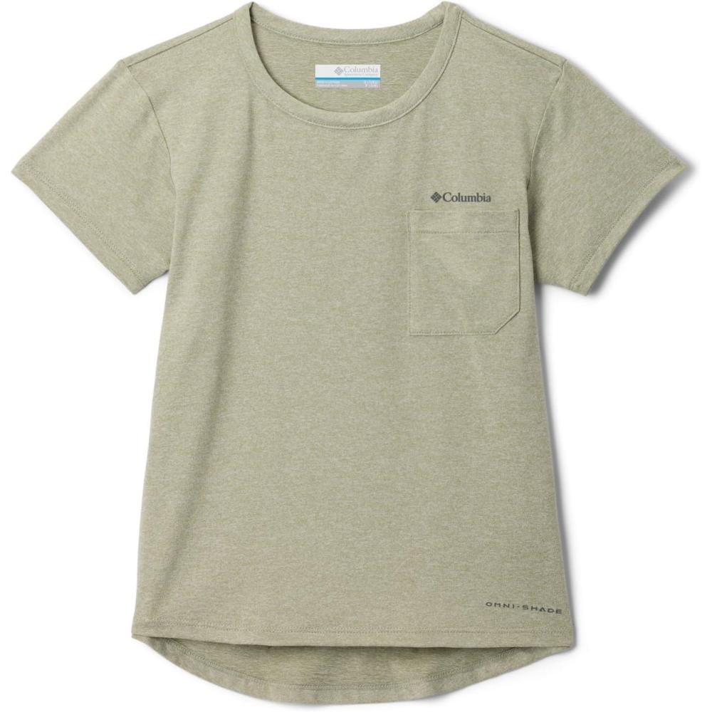 imageColumbia Girls Tech Trail Short Sleeve TeeSafari Heather