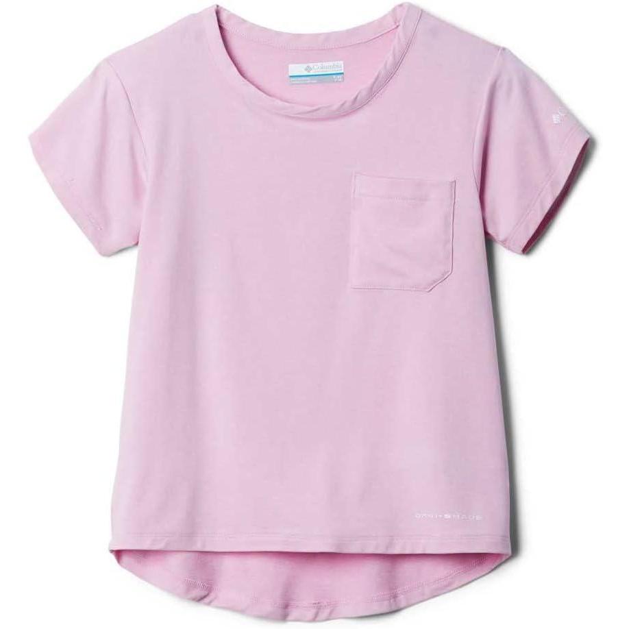 imageColumbia Girls Tech Trail Short Sleeve TeeWild Rose Heather