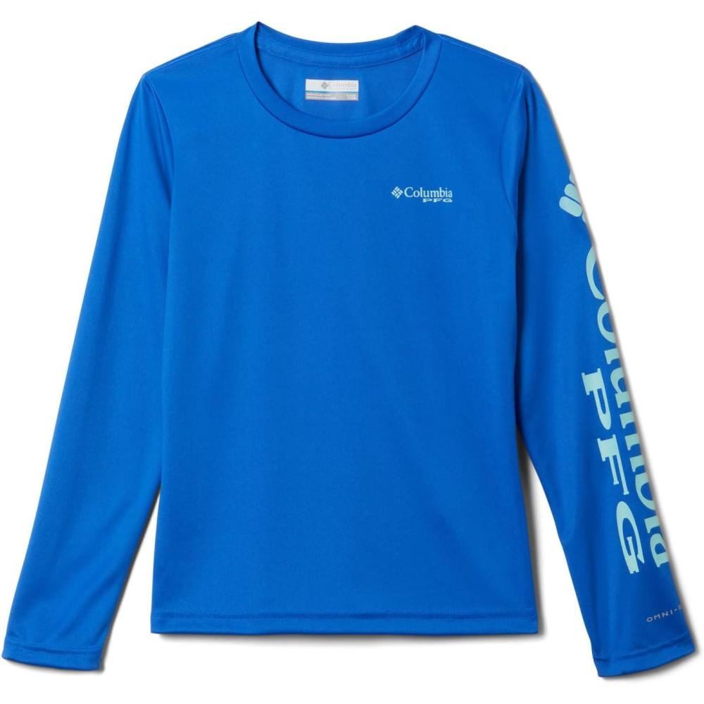 imageColumbia Girls Tidal Tee Long SleeveBlue MacawGulf Stream Logo
