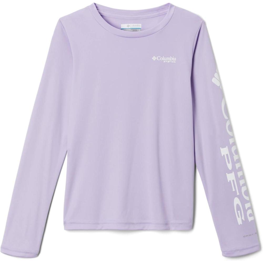 imageColumbia Girls Tidal Tee Long SleeveSoft VioletWhite Logo