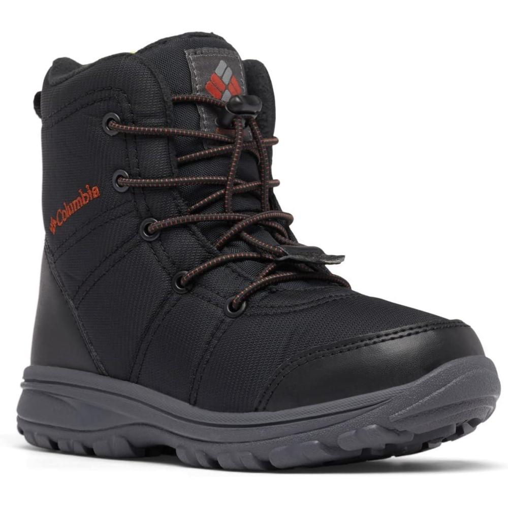 imageColumbia Kids Fairbanks Omniheat Snow BootsBlackWarp Red