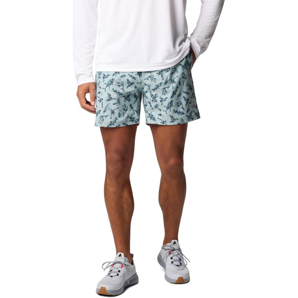 imageColumbia Mens PFG Rambler Water ShortCrushed Blue Huntfish