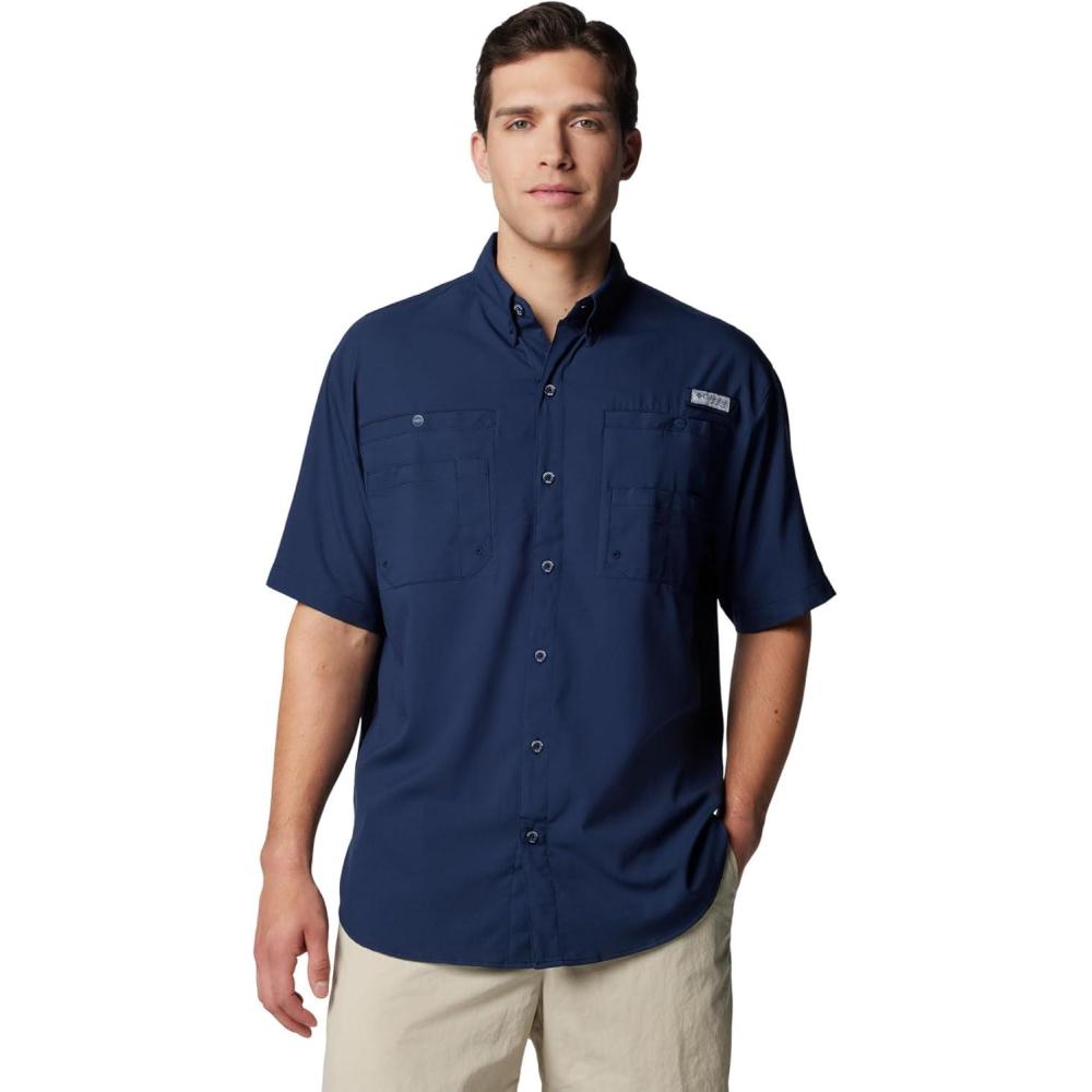 imageColumbia Mens Silver Ridge Blocked Long Sleeve ShirtCollegiate Navy