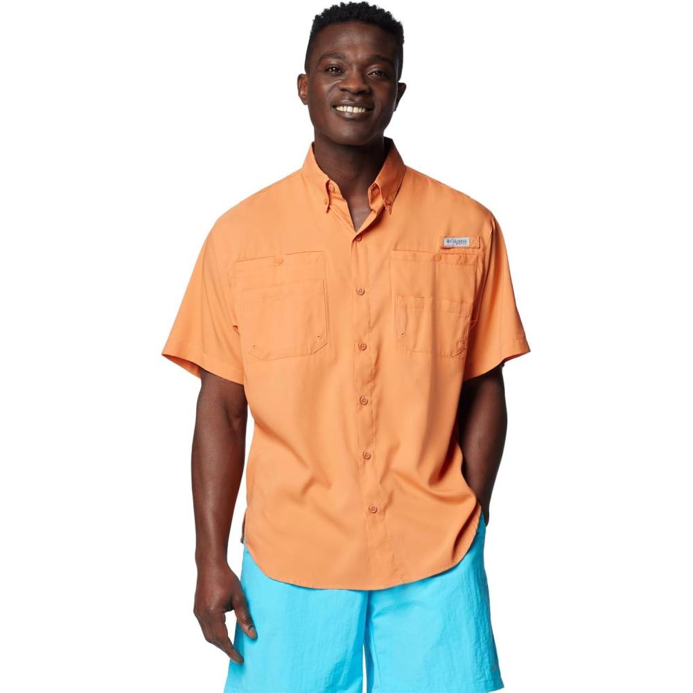 imageColumbia Mens Silver Ridge Blocked Long Sleeve ShirtDusty Orange