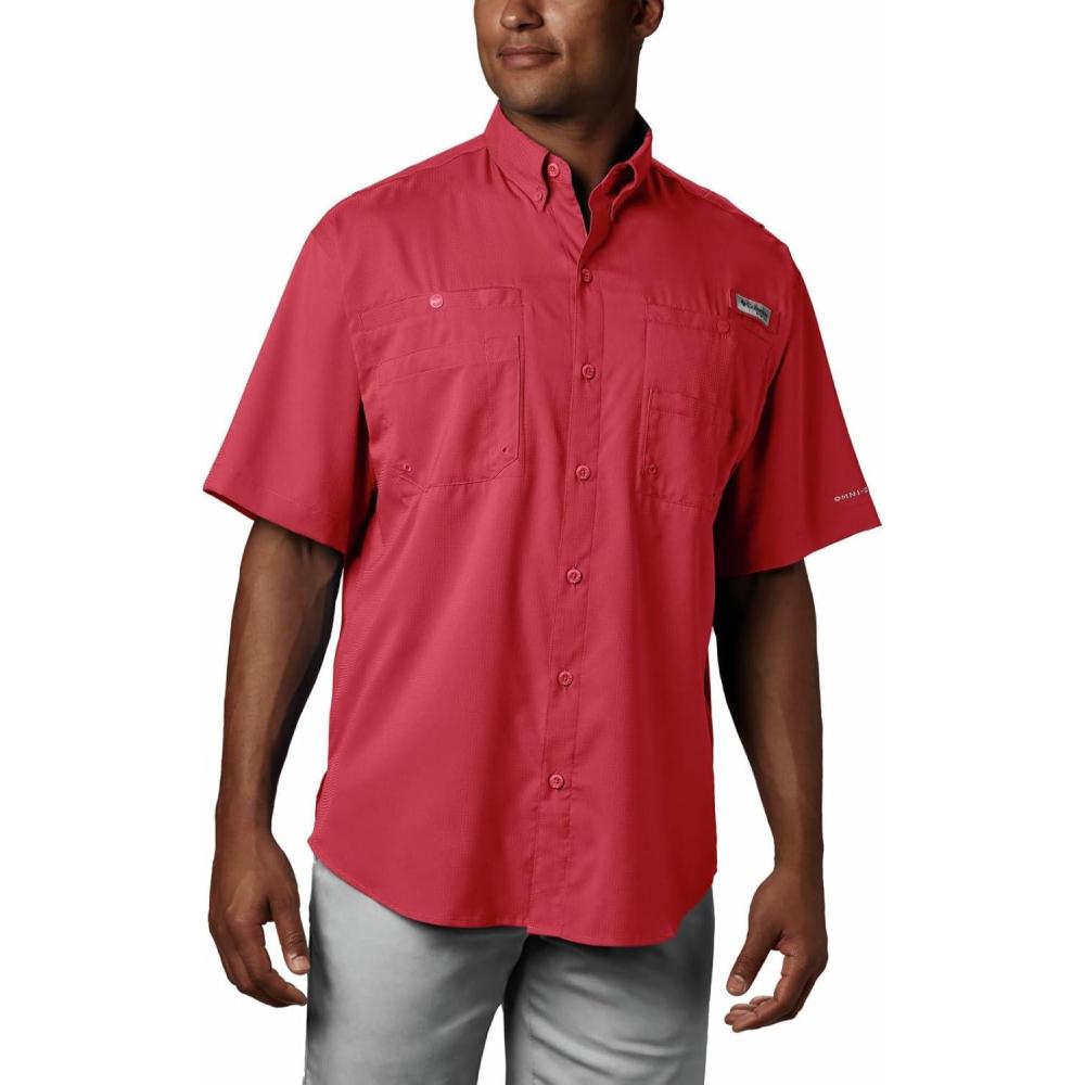 imageColumbia Mens Silver Ridge Blocked Long Sleeve ShirtSunset Red