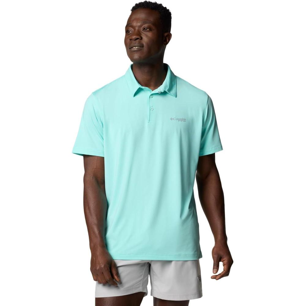 imageColumbia Mens Slack Tide II Stretch PoloGulf Stream